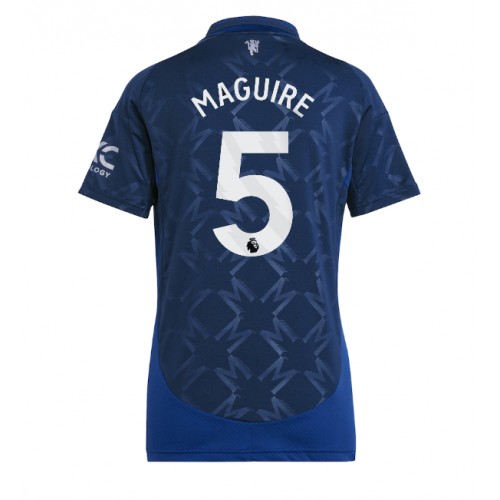 Manchester United Harry Maguire #5 Gostujuci Dres za Ženska 2024-25 Kratak Rukav